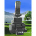 Japanese style granite headstone
